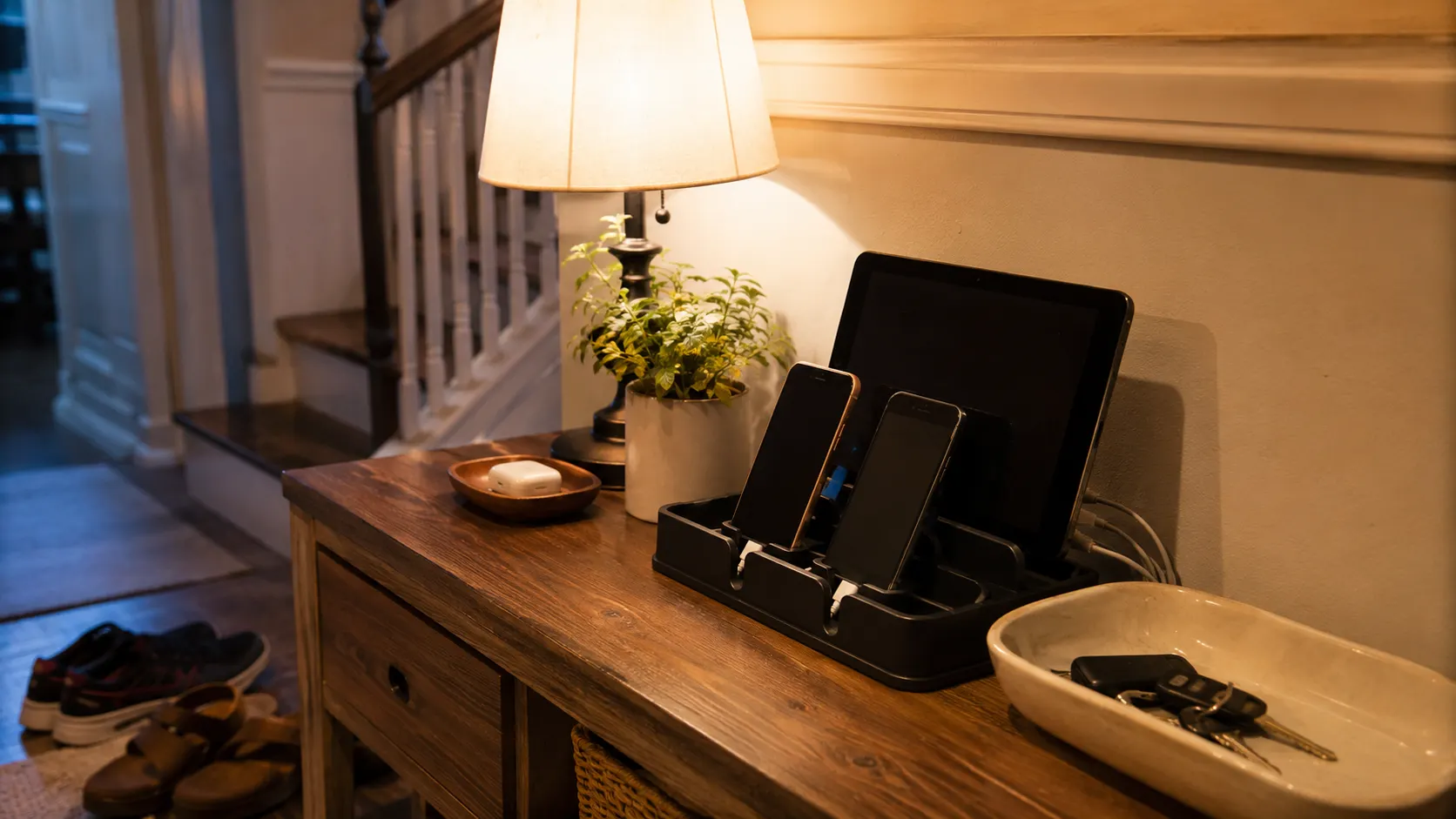 Create a family charging station