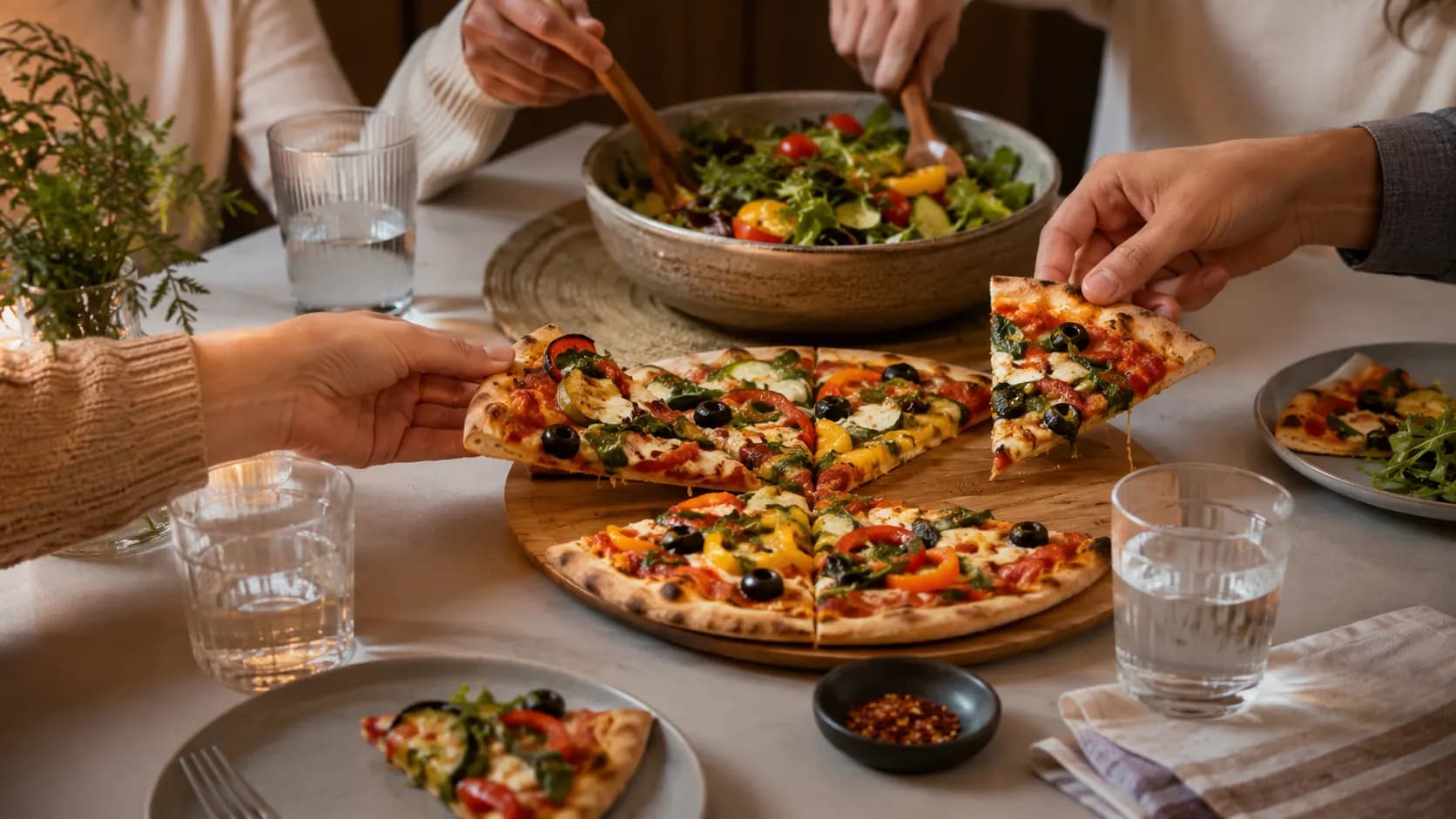 Healthier Pizza