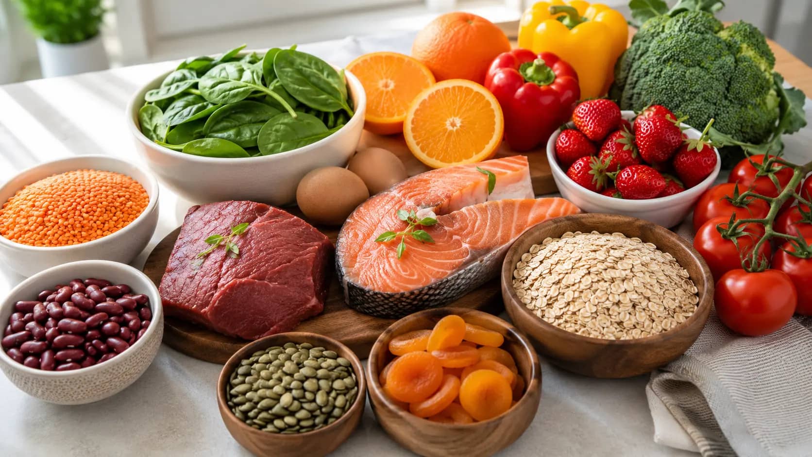 Iron Rich Foods for People with Low Hemoglobin